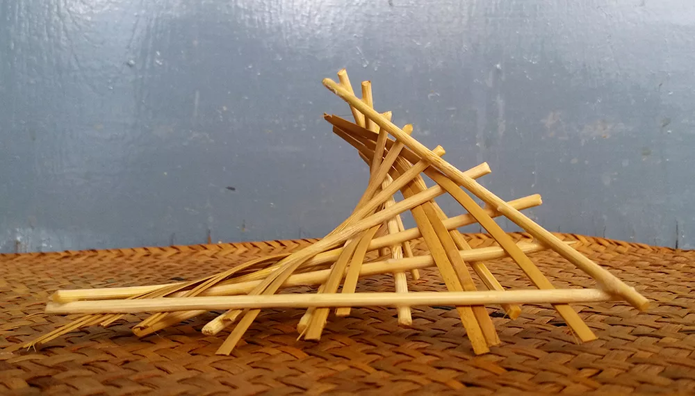 Form Studies: Bamboo Hyperbolic Paraboloids